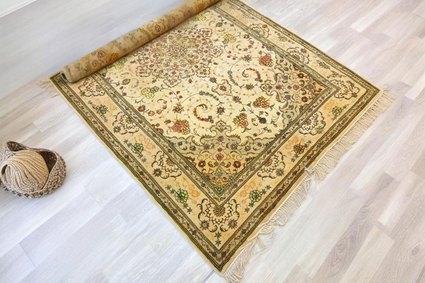 Hand - made woolen carpets